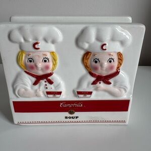 Vintage 1998 Campbell napkins holder